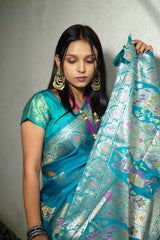 Peacock Soft Silk Saree