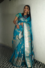 Peacock Soft Silk Saree