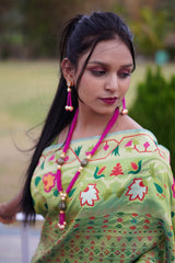 Chhava Premium Tissue Paithani Saree