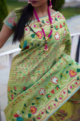 Chhava Premium Tissue Paithani Saree