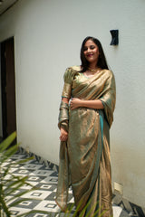 Bollywood Golden Saree