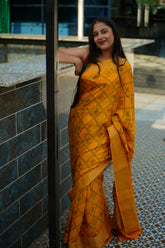 Marsh Mello Georgette Saree