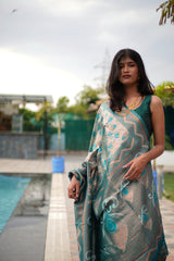 Kanjivaram Silk Saree in Blue