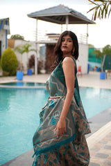 Kanjivaram Silk Saree in Blue