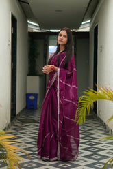 Jeniffer Mix Satin Saree