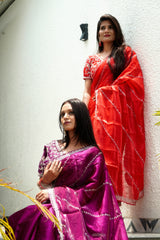 Jeniffer Mix Satin Saree