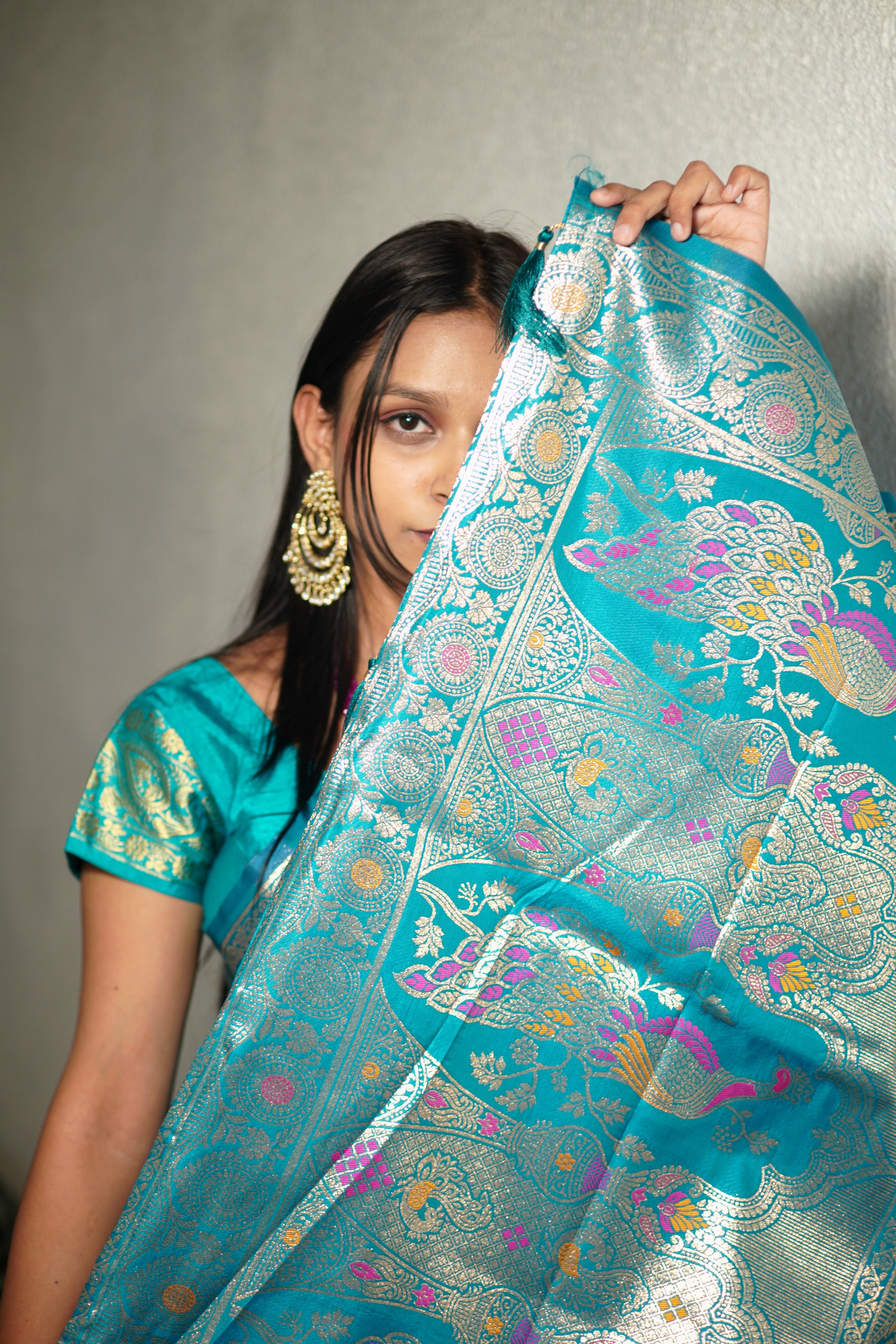 Peacock Soft Silk Saree