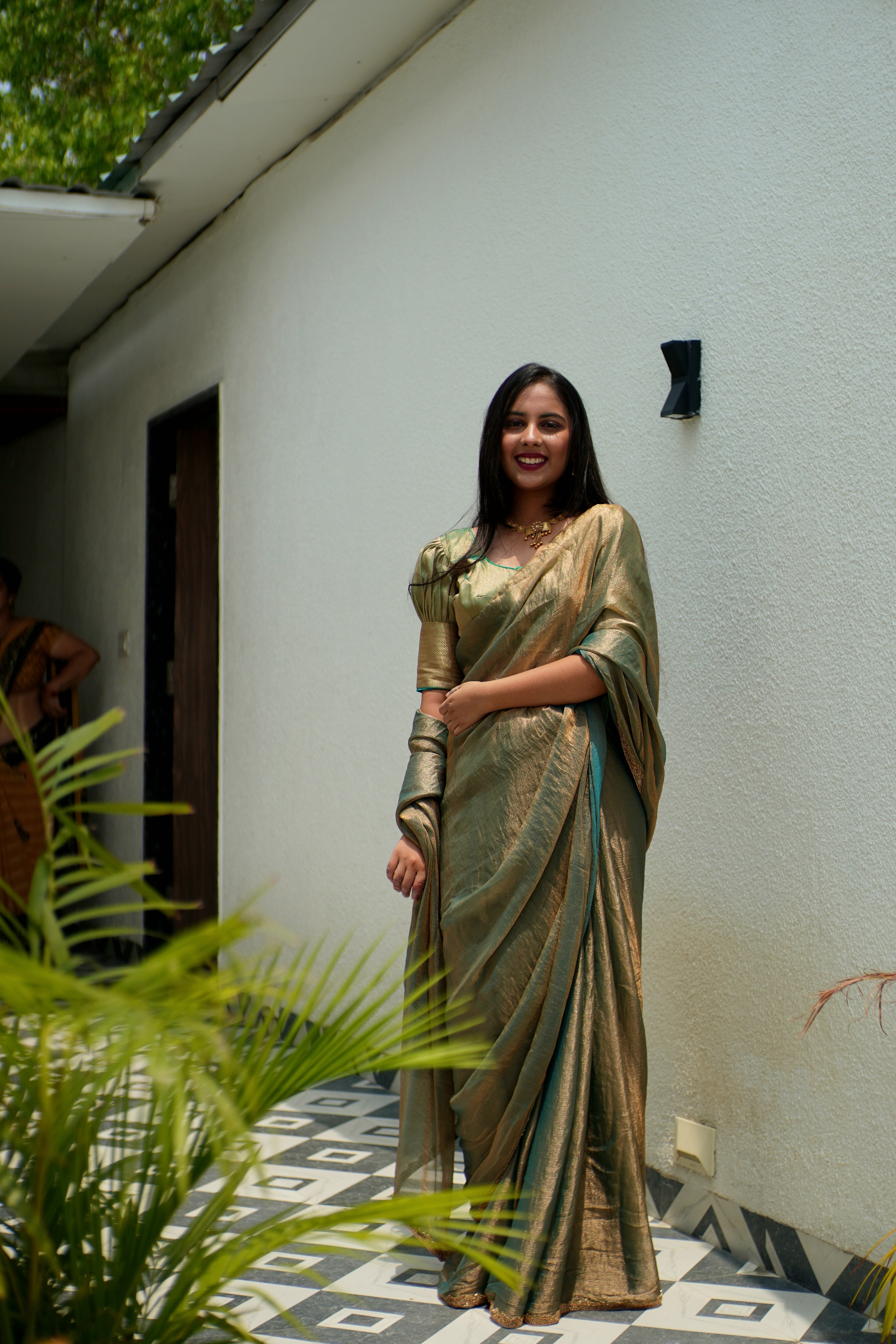 Bollywood Golden Saree