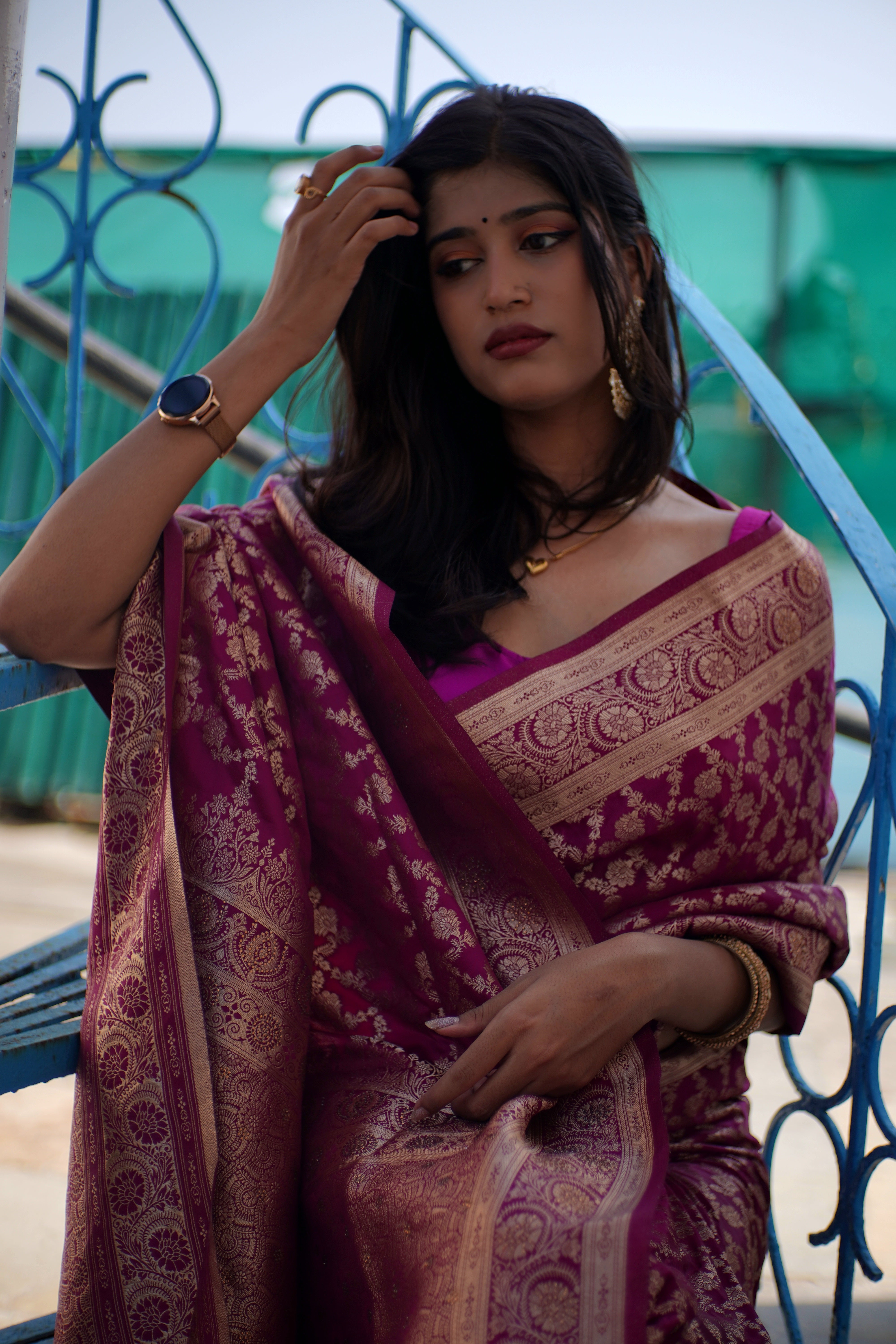 Ambala Satin Saree