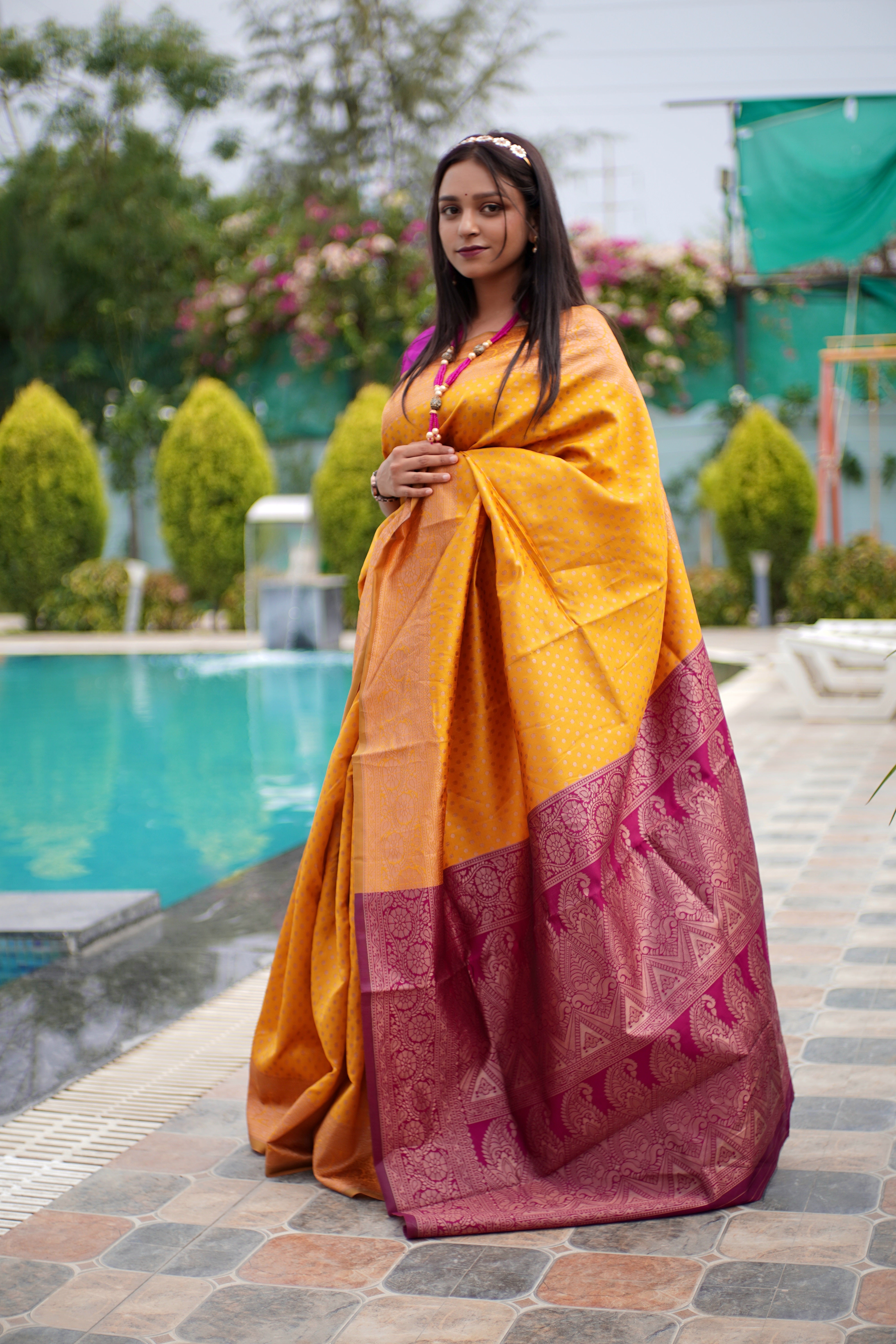 Lichi Silk Saree